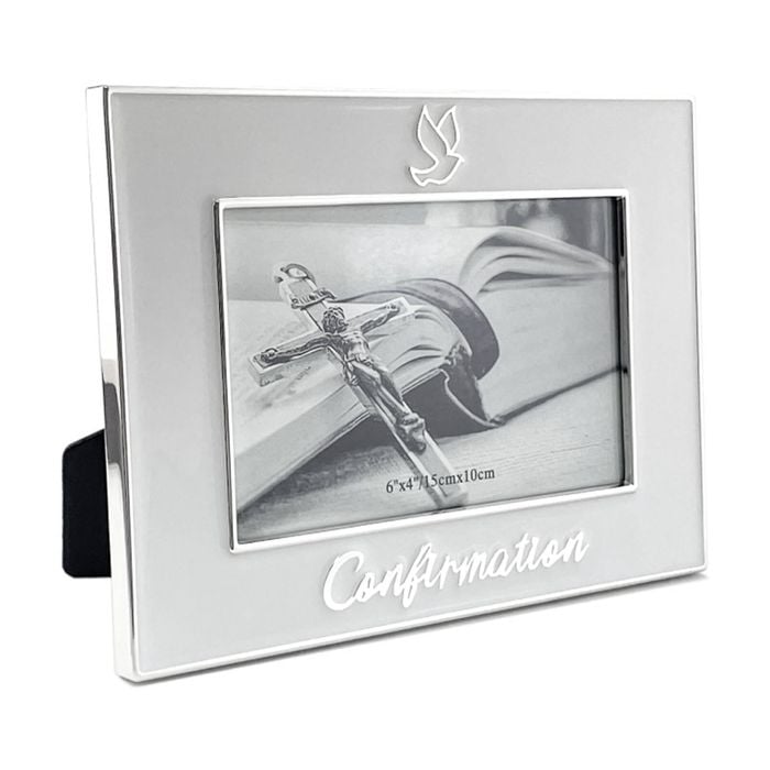 Gibson Gifts Pure White Confirmation 6x4 Home Decor Photo Frames