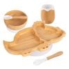 5pc Bamboo Dinosaur Baby Weaning Set