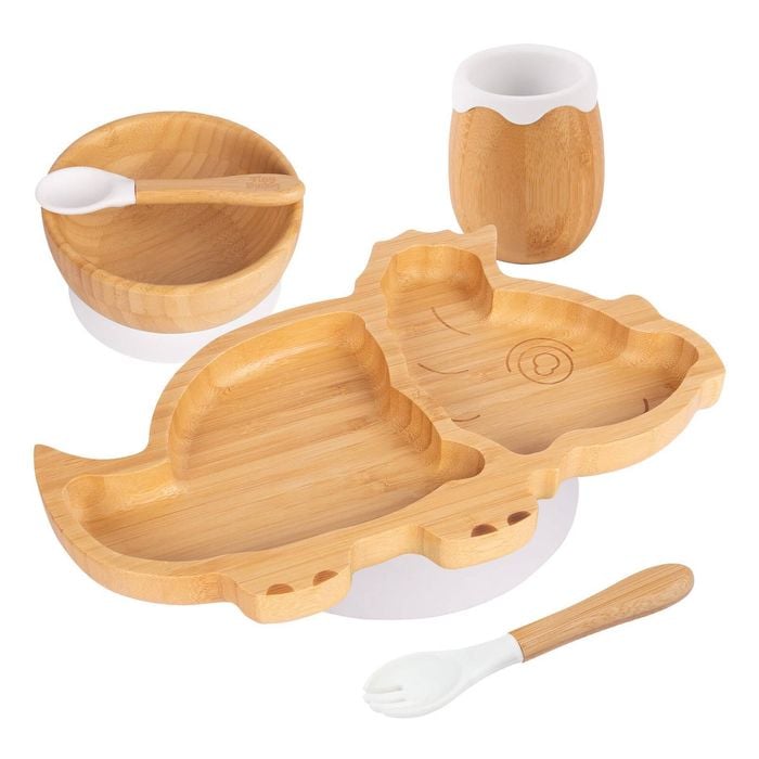 5pc Bamboo Dinosaur Baby Weaning Set