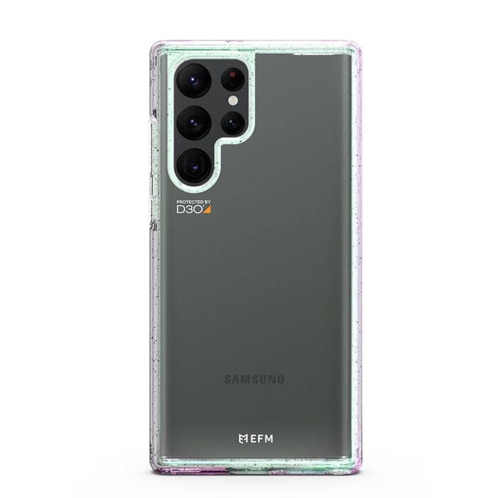 EFM Aspen Case Armour with D3O CrystalexFor Samsung Galaxy S22 Ultra (6.8) - Glitter/Pearl