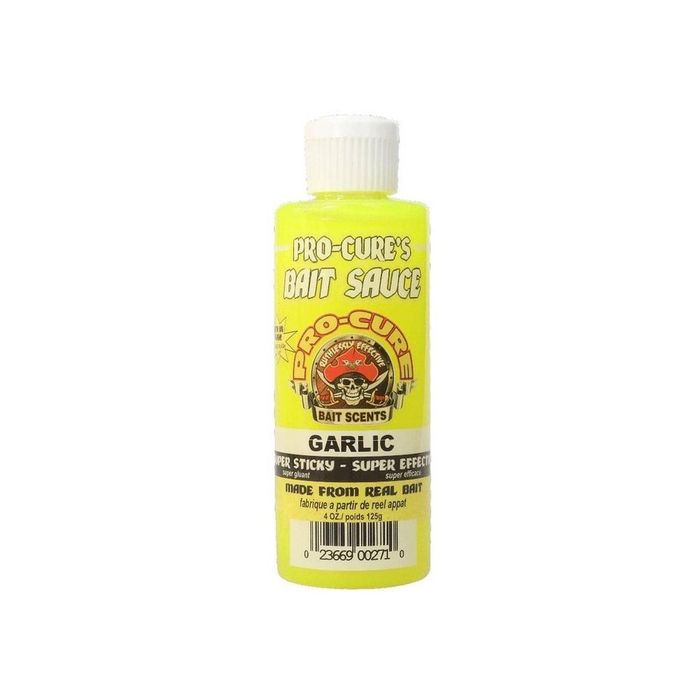 Pro Cure Tinted Bait Sauce 4oz Fishing Scent Garlic