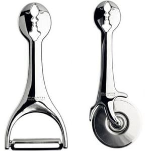 Bugatti Italy Kiss Pizza Cutter and Peeler Set