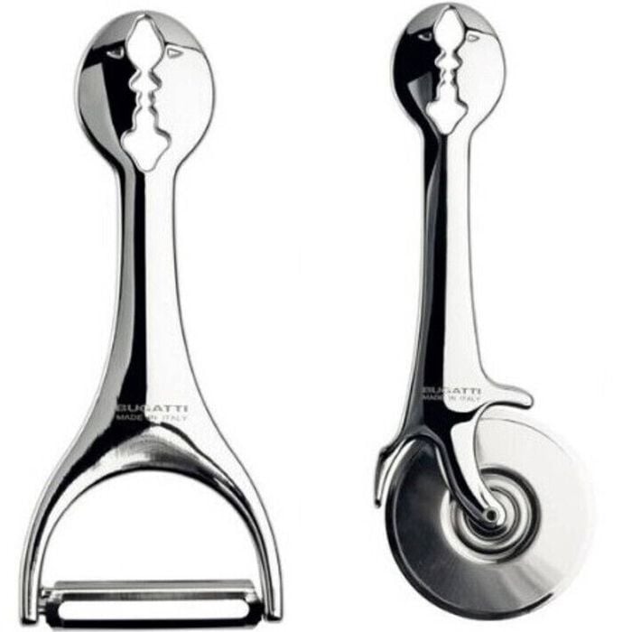 Bugatti Italy Kiss Pizza Cutter and Peeler Set