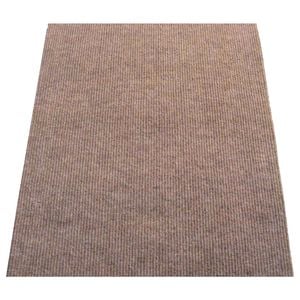 Ideal DIY 67cm Beige Oxford Ribbed Carpet Runner - Linear Metre - Beige
