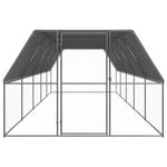 Andala Pets Outdoor Chicken Cage 3x10x2 m Galvanised Steel