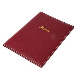 Olympia Menu Cover Leatherette Style 4 Card A4 Restaurant Cafe Hospitality