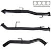 Ignite Exhausts Dump Pipe Back For Nissan D40 Navara V6 V9x Stx550 Turbo 3" Pipe Only 409 Stainless Steel
