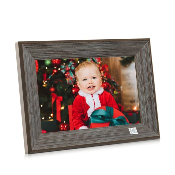 Kodak RCF-1013W 10 Inch Wi-Fi Classic Digital Photo Wooden Frame, Touch Screen, 16GB Grey Wood