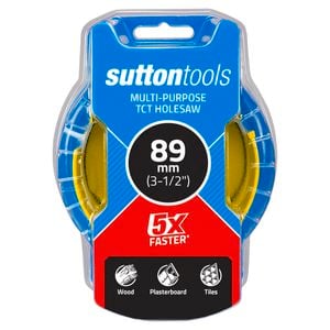 Sutton Tools 89mm TCT Multi-Purpose Seamless Holesaw