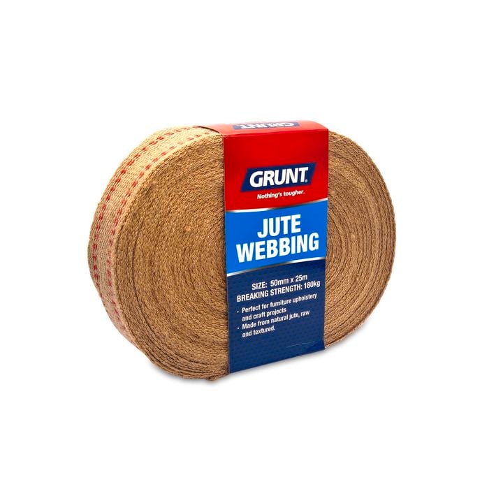 Grunt 50mm x 25m Jute Webbing