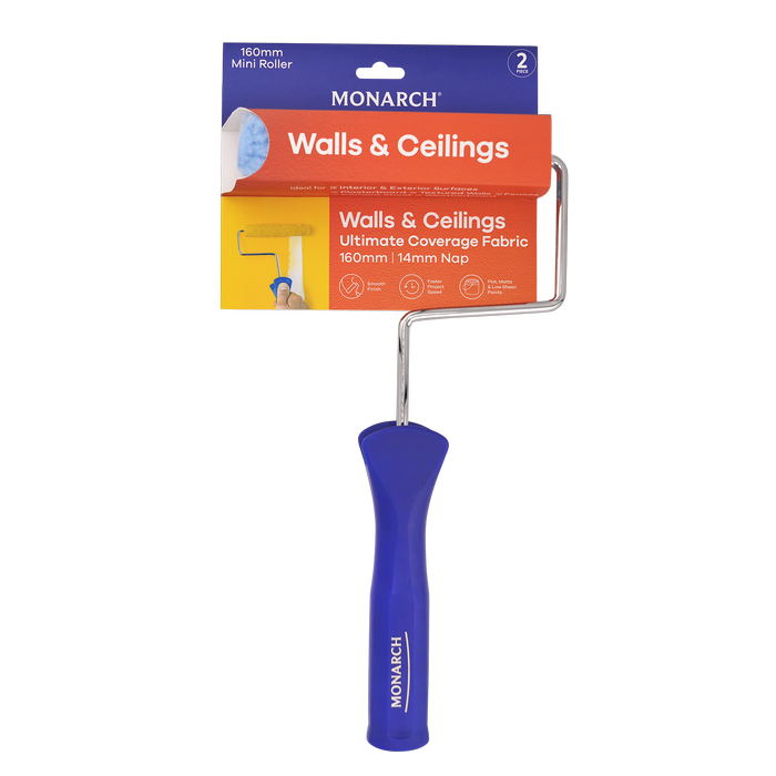 Monarch 160mm 14mm 2 Piece Nap Walls and Ceilings Mini Rolle