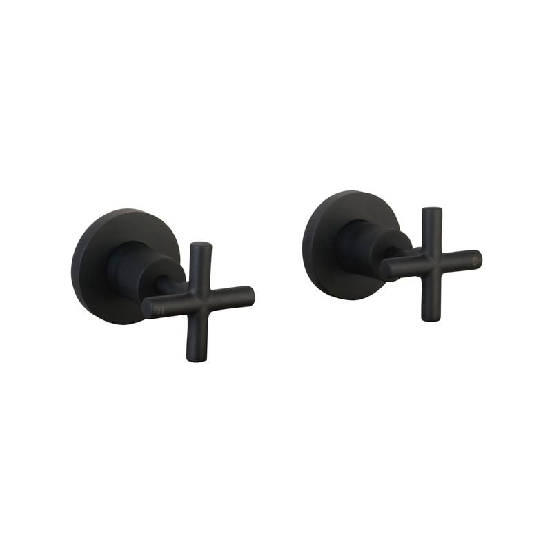 Resonance Wall Top Assembly Cross Handle Black 