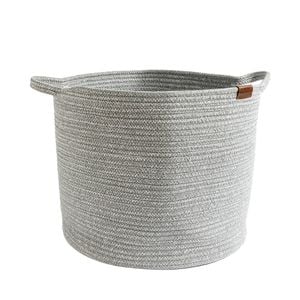 Living Textiles Cotton Rope Medium Hamper - Sage