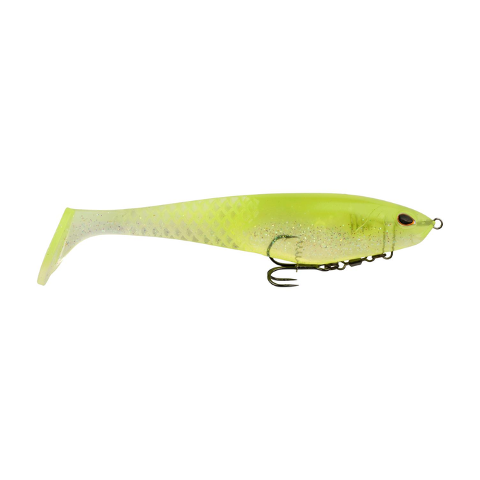 Berkley Powerbait Cullshad 6" Rigged Soft Plastic Fishing Lure Lime Ice