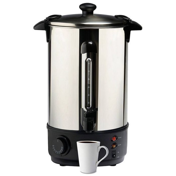 10L Litre 40 Cup Electric Stainless Steel Hot Water Boiler Urn