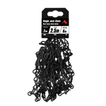Pinnacle 2mm x 2.5m Matte Black Single Jack Chain