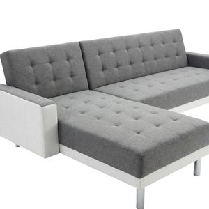 Klika Sofa Bed - Grey and White