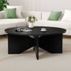 ALFORDSON Coffee Table X Leg 80cm Black