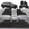6D Diamond Car Floor Mats for Subaru Outback 2021-2025-Full Set-Black-Outback GT