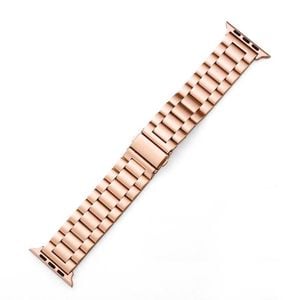 Stainless Steel Metal Watch Band Strap - For iWatch 38mm 40mm 41mm [42mm Series 10] (Rose gold)