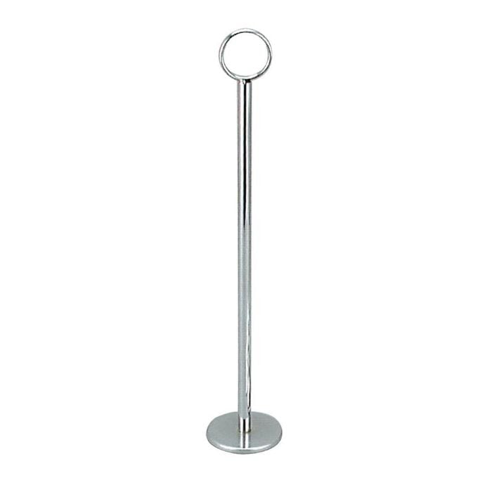 Ken Hands Table Number Stand Classik Chef Chrome 380mm Commercial Restaurant Cafe Tabletop