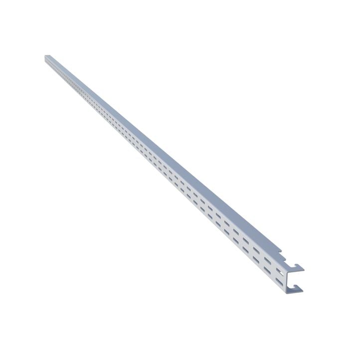 Flexi Storage Home Solutions 2133mm White Double Slot Wall Strip