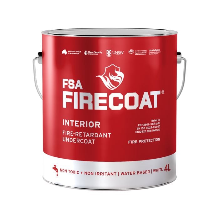 FIRECOAT 4L White Interior Fire-Retardant Undercoat - 4L
