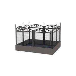 BingoPaw Heavy Duty Metal Pet Dog Playpen Pen 8 Panels Foldable 126x126x88cm
