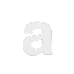 Sandleford 50mm Mode White Self Adhesive Letter A