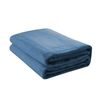 Jason Commercial Single Micro Fleece Blanket 180x245cm - Denim