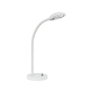Telbix Tyler Modern Table Desk Lamp Light Metal White