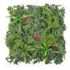 UN-REAL 50 x 50cm Pink Mixed Leaf Artificial Hedge