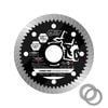 Full Boar 105mm Turbo Rim Diamond Blade