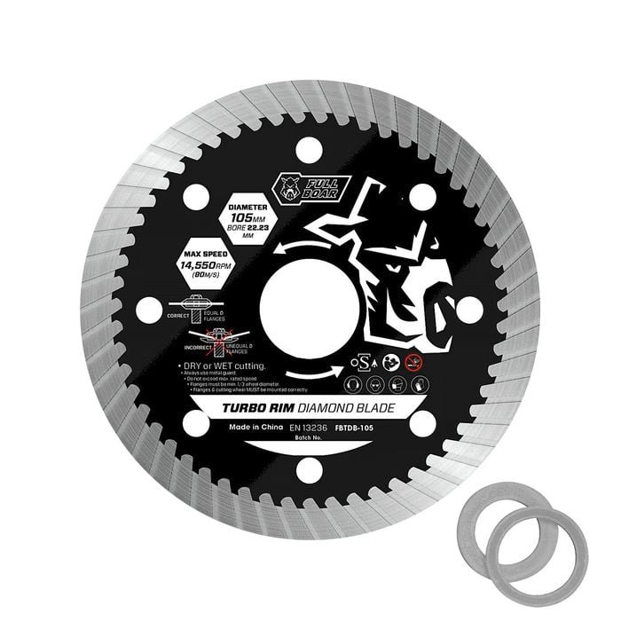Full Boar 105mm Turbo Rim Diamond Blade