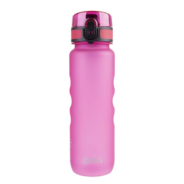 Oasis Tritan Ergonomic Leak-Proof Sports Water Drink Bottle 550ml Pink
