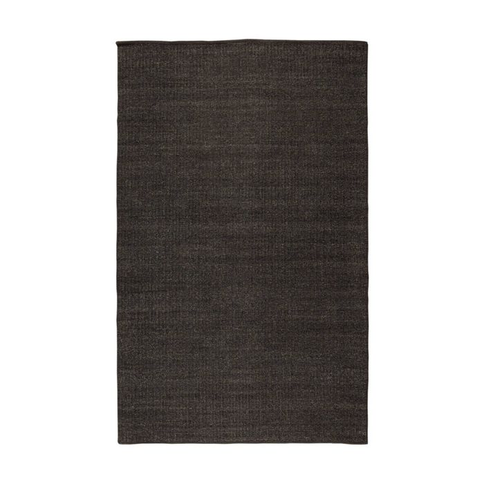 Colorscope knots contemporary indoor rug handspun textured charcoal 245x305cm