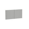 Kaboodle 750mm Oyster Modern Overhead Doors - 2 Pack