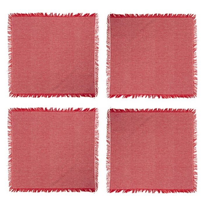 4pc Ladelle Garland 100% Cotton Woven Napkin/Serviette 45x45cm