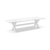 Tahitian 3m Outdoor Aluminium Rectangle Dining Table White