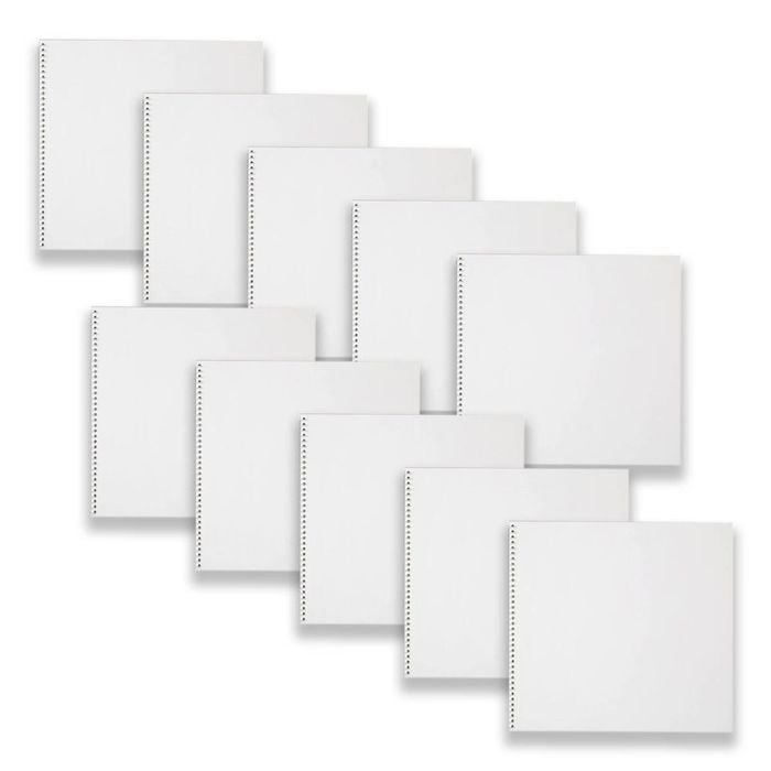10pc Spirax 578a Sketch Book Drawing Pad School Stationery 25x27cm 32pgs Yellow