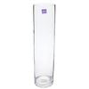 Glass Cylinder Vase 10x40cmH