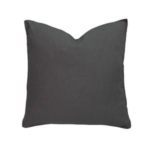 Bambury Linen Square Cushion - Charcoal