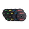 Smai Hd Bumper Plates Set - 140kg Mixed - Black