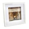 Unigift 3D Wooden/Glass Picture Photo Frame 22x22cm/15x15cm White
