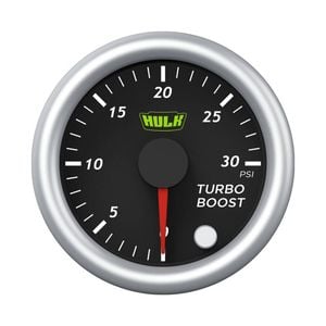 Hulk Pro Diesel Boost Analogue Gauge 0-30 PSI 52mm Black/Silver