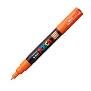 Uni Posca PC-1MR Extra Fine Bullet Tip Paint Marker (Orange)