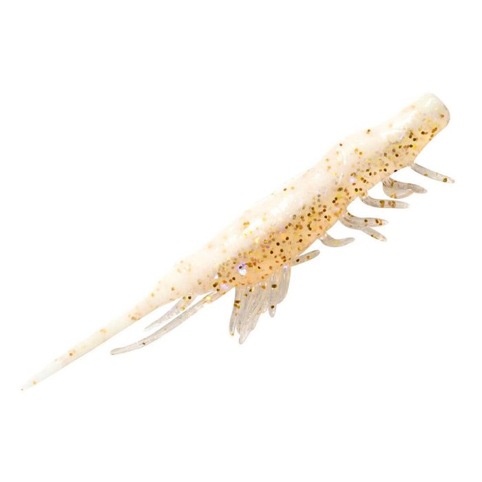 Magbite Snatch Bite Shrimp 2.5" Soft Plastic Fishing Lure 03 Glow Shrimp