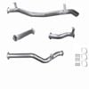 Ignite Exhausts Dpf Back For Toyota Landcruiser 79 Series V8 S/cab 3" With Pipe Raw Aluminised Steel