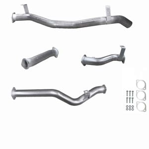 Ignite Exhausts Dpf Back For Toyota Landcruiser 79 Series V8 S/cab 3" With Pipe Raw Aluminised Steel