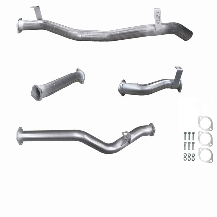 Ignite Exhausts Dpf Back For Toyota Landcruiser 79 Series V8 S/cab 3" With Pipe Raw Aluminised Steel